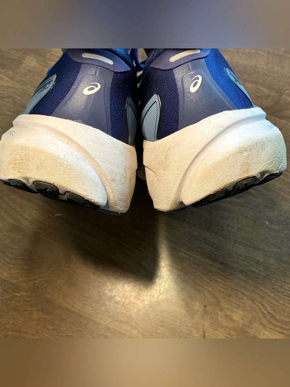 ASICS Men's Gel-Kayano 30 Blue and White Size 14